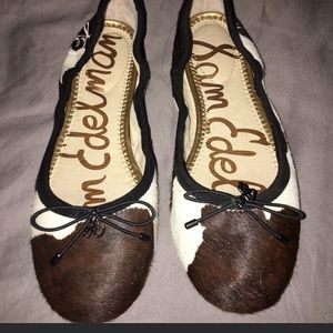 Sam Edelman Ballet Flats ~ "Felicia" Calf Hair